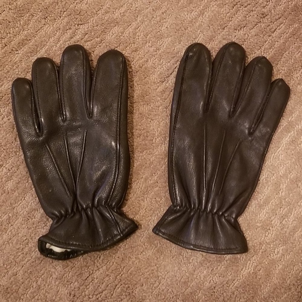 Wilsons Leather Black Gloves size L